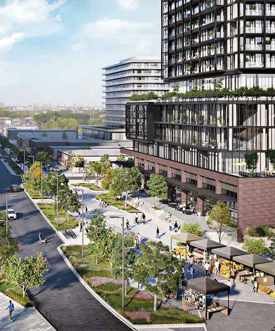 GRAND CENTRAL MIMICO™ is a vibrant, all-inclusive and future proof neighbourhood. Thoughtful timeless design, transit and modern amenities converge to create South Etobicoke’s most relevant and significant community.