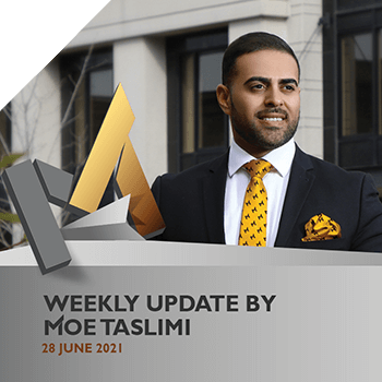 Weekly update by Moe Taslimi - 28 June 2021