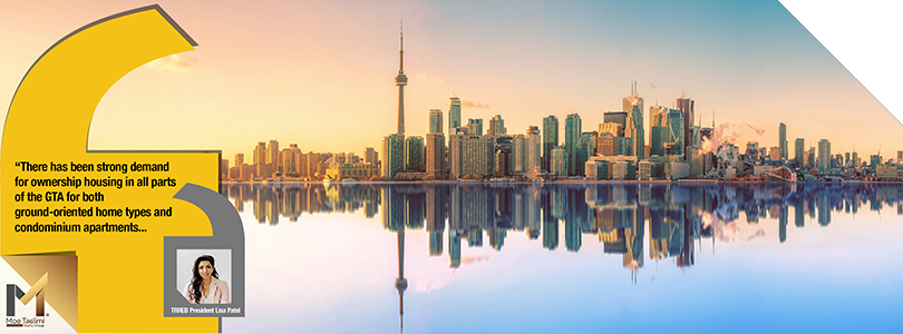 There has been strong demand for ownership housing in all parts of the GTA